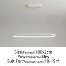 Ljojo Minimalism Line LED Pendant Light for Living Room, Dining Room, Bedroom