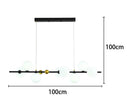 Ljojo LED Chandeliers for Modern Living Room Indoor Lighting