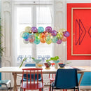 Nordic Color Glass Chandeliers - Art LED Pendant Lights for Bedroom Living Room by Ljojo