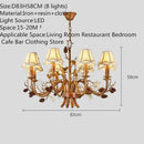 Modern LED Chandelier Pendant Light for dining kitchen island villa restaurant luster luminaire by Ljojo