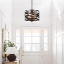 Nordic Industrial LED Pendant Light Chandelier Circle-shaped Home Room Decor Ljojo