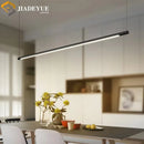LED Chandelier: Modern Nordic Strip Black Lighting by Ljojo
