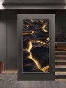 Ljojo LED Lava Art Wall Lamp for Living Room, Dimmable Abstract Hanging Painting