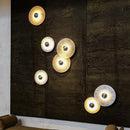 Ljojo Marble LED Wall Lamp Gold Aluminium Art Deco Sconce for Hotel Aisle