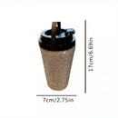 Ljojo 12oz Rhinestone Stainless Steel Thermal Tumbler Mug with Handle