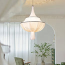 Japanese Wabi Sabi Cloth Chandelier for Living Room by Ljojo