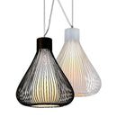 Modern Minimalist Bird Cage LED Ceiling Chandelier: Small Lantern Pendant Light for Home Decor by Ljojo