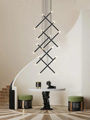 Ljojo LED Staircase Pendant Chandelier - Modern Nordic Design