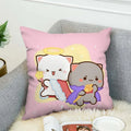 Ljojo Mochi Cat Luxury Cushion Cover Set for Sofa and Bed