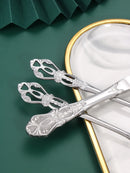 Ljojo 4pc Stainless Steel Court Tableware Set for High-Grade Wedding Parties