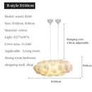 Modern Cloud LED Pendant Light for Living Room Dining Bedroom by Ljojo