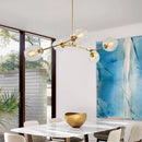 Ljojo Luxe Gold Glass Ball Pendant Lights for Stylish Home Dining Decor