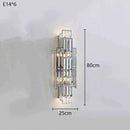 Large Wall Lamp Crystal Decorative High-End Lighting for Living Room by Ljojo