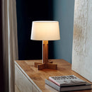 Japanese-style Fabric Lampshade Wood Floor Lamp - Elegant Indoor Lighting by Ljojo