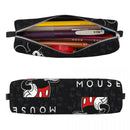 Ljojo Mickey Mouse Minnie Pencil Case: Big Capacity Stationery Bag Office Gifts