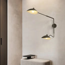 French Designer Long Arm Wall Sconce Lamp Rotary Led Light by Ljojo for Living Room Bedroom
