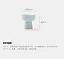 High Footed Ceramic Plate for Chinese Afternoon Tea Desserts by Ljojo