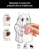 Ljojo™ Halloween Ghost Hanging Decor, Cute Strawberry Ghost Design - Window/Wall Ornaments