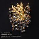 Luxury Gold Crystal Chandelier Pendant Lamp for Living Dining Bedroom - Ljojo