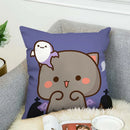 Ljojo Mochi Cat Luxury Cushion Cover Set for Sofa and Bed