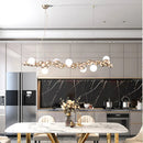 Nordic Designer LED Chandelier Hanging Light for Living Room Interior Lighting by Ljojo