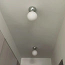 Ljojo LED Glass Iron Ceiling Light - Modern Nordic Style Home Indoor Lighting