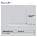 Ljojo Nordic Minimalist Modern Tile Strip Restaurant Chandelier Designer Creative Personality