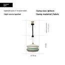 Nordic LED Pendant Light Stacked Fabric Basket Hand Knitted Chandelier by Ljojo