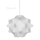 Modern Japanese Wabi Sabi Silk Pendant Light E27 Chandelier Nordic Designer Lamp by Ljojo