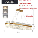 Ljojo Luxury Crystal Chandelier for Living Room Dining Home Decor