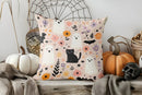 Cute Ghost with Pumpkin Halloween Pillow Cover by Ljojo - For Sofa, Bedroom, Car