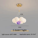 Children's Bedroom Chandelier Modern Resin 3D Printed Dining Room Lights by Ljojo