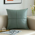 Ljojo Light Simulation Leather Thickened Throw Pillow