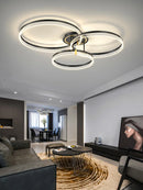 Ljojo LED Ring Ceiling Lamp Modern Creative Design for Living Room Hall Dining Bedroom