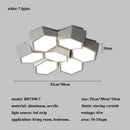 Ljojo Modern Geometry Led Ceiling Lamp Dimmable Chandeliers for Living Room Nordic Home Decor
