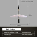 Minimalist Chandelier Light Pleated Restaurant Pendant Lamp - Ljojo