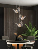 Crystal Butterfly Pendant LED Lamp for Bedroom Decor by Ljojo - Elegant Indoor Lighting Fixtures