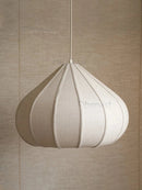 Wabi Sabi Nordic Fabric Pendant Light for Foyer Bedroom Restaurant Indoor Home Decor by Ljojo