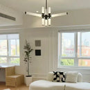 Ljojo LED Pendant Light Glass Hanging Chandelier for Living Dining Room Bedroom Decor