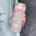 Ljojo 500/600ML Large Capacity Straw Water Bottle - BPA Free Sports Drinkware Cup