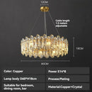 Ljojo Luxury Crystal LED Chandelier for Elegant Interiors