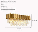 Ljojo Luxury Crystal LED Ceiling Chandelier for Living Room and Restaurant