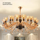 Ljojo Luxury Crystals Chandelier for Dining Living Room Bedroom Atmosphere