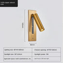 Ljojo LED Wall Lamp with USB Charging for Bedroom and Living Room Lighting
