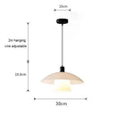 Ljojo LED Chandelier: Modern Flying Saucer Pendant Lamp for Dining, Study, Hotel, Bar