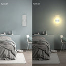 Ljojo LED Wall Light, Aluminum Acrylic Hardwire Sconces for Bedroom, Living Room