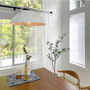 Ljojo Minimalist Metal Pendant Light Designer Dining Room Bedroom Office Table Lamp Black White