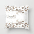 Blue Winter Snowflake Pillowcase for Stylish Christmas Decor by Ljojo