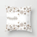 Blue Winter Snowflake Pillowcase for Stylish Christmas Decor by Ljojo