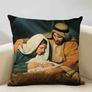 Jesus Decor Pillow Cover 45x45cm Home Sofa Art Decor Gift Ljojo